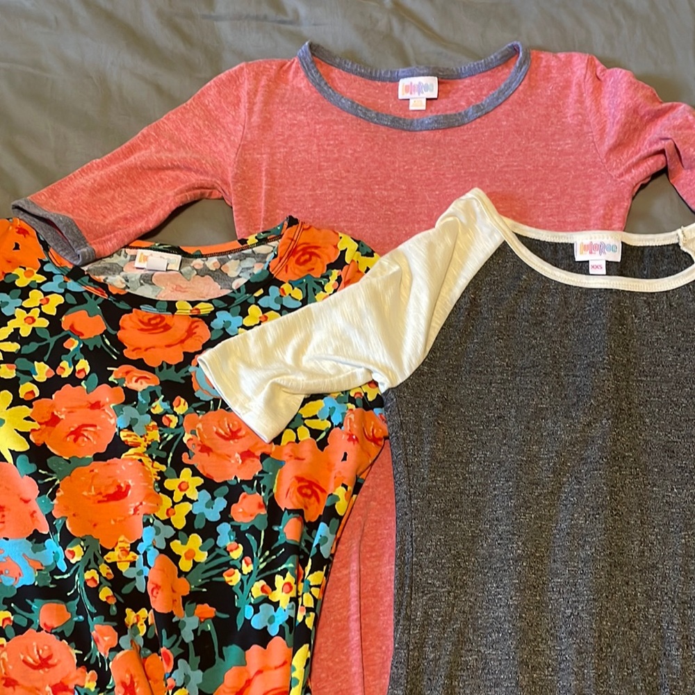 Lularoe 3 Julia dresses xxs - Picture 2 of 6